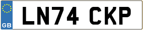 Truck License Plate